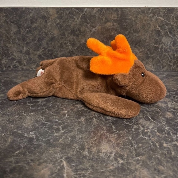 TY Beanie Babies 1993 Chocolate Moose - Picture 7 of 7